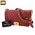 Borsa a spalla Chanel Boy con catena Chanel Rosso - vista 9