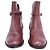 Botas de tornozelo planas Balenciaga com detalhe de cinto em couro marrom - vista 2