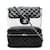 Borsa a Spalla Chanel Matelassé Coco Mark Chain Nero