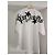 Chemise Palm Angels Blanche en Coton avec Étoiles - vue 3