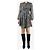 Autre Marque Mini-Rüschkleid mit Leopardenmuster - Größe UK 10