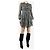 Autre Marque Mini-Rüschkleid mit Leopardenmuster - Größe UK 10 - Ansicht 3