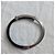 Bracciale Emporio Armani in acciaio e gomma nero - vista 3