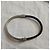Bracciale Emporio Armani in acciaio e gomma nero - vista 4