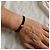 Autre Marque Bracciale a doppia fila di perline Northskull Onice Nero e Argento - vista 4