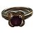 Anello Mauboussin Desire Love in oro rosa e granato rhodolita D'oro