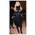 Chanel Abrigo de tweed negro con cinturón de joya de 10K$ - vista 2