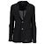 Giorgio Armani Mesh Back Blazer aus schwarner Polyamid