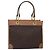 Céline Borsa a mano in tela Macadam CELINE in pelle PVC marrone oro Auth 87901 D'oro - vista 13