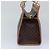 Céline Borsa a mano in tela Macadam CELINE in pelle PVC marrone oro Auth 87901 D'oro - vista 3