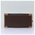 Céline Borsa a mano in tela Macadam CELINE in pelle PVC marrone oro Auth 87901 D'oro - vista 5