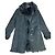 abrigo de cuero y piel jil sander Negro