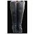Stivali piatti Chanel in pelle nera con lacci numero 36 Nero - vista 8