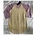 Top in lino Isabel Marant Beige e Lavanda - vista 2