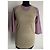 Top in lino Isabel Marant Beige e Lavanda - vista 6