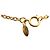 Collana pendente rotonda in CC placcata oro e Rue Cambon di Chanel D'oro - vista 5