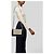 Chanel Medium Clasp Boy Bag Creme/Schwarz Roh - Ansicht 4