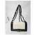 Chanel Medium Clasp Boy Bag Creme/Schwarz Roh - Ansicht 6