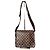 Borsa a tracolla Louis Vuitton Damier Ebene District PM marrone