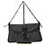 Fendi Zucchino Mama Double Flap Baguette Nero