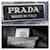 PRADA Mini Borsa a Spalla in Pelle Verniciata Nera Blu - vista 8