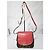 Borsa a tracolla FENDI Zucca Vitello Elite piccola in Ecstasy rosa/marrone - vista 12