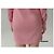 Vestido de algodón y seda rosa con logo CC de Chanel & Karl Lagerfeld 2011 - vista 15