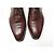 BERLUTI OLGA 349 ONE CUT RICHELIEU IN CUOIO PATINATO 9 43 SCARPE Bordò - vista 4