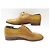 BERLUTI OLGA 6 OCCHIELLI OXFORD 9 43 IN CUOIO MIELE CAMMELLO - vista 2