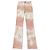Iro Samt Hose Batikmuster rosa Pink