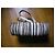Hugo Boss Bicolor Leder Handtasche/Schultertasche. Beige - Ansicht 6