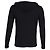 Balmain Mirror Long Sleeve Hoodie in Black Cotton - view 3