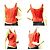 Blazer vintage Escada e bustino in arancione brillante - SZ36 / 34 Rosso - vista 16