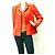 Blazer vintage Escada e bustino in arancione brillante - SZ36 / 34 Rosso - vista 17