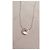 Collana con pendente Dinh Van Pi in oro bianco e diamanti Argento - vista 3