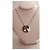 Collana con pendente Dinh Van Pi in oro bianco e diamanti Argento - vista 8