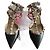 Valentino Garavani Rockstud Bicolor Pumps Schwarz Leder 36