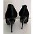Chanel Décolleté in pelle verniciata nera tweed con catene e punta a cappuccio 2009 Nero - vista 6