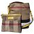 Burberry Borsa hobo media Ashby in tela Mega Check gialla/beige Giallo