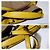 Burberry Borsa hobo media Ashby in tela Mega Check gialla/beige Giallo - vista 13