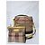 Burberry Borsa hobo media Ashby in tela Mega Check gialla/beige Giallo - vista 7