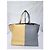 FENDI Vitello Elite Bi Color 3Jours Tote Silber Grau/Gelb - Ansicht 11