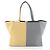 FENDI Vitello Elite Bi Color 3Jours Tote Silber Grau/Gelb - Ansicht 4