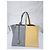 FENDI Vitello Elite Bi Color 3Jours Tote Silber Grau/Gelb - Ansicht 5