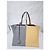 FENDI Vitello Elite Bi Color 3Jours Tote Silber Grau/Gelb - Ansicht 7