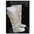 Botas Chanel de piel de cordero beige - vista 5