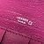 Hermès Bearn Soufflet Diamond Bi-Fold Langbörse Fuschia - Ansicht 15