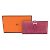 Hermès Bearn Soufflet Diamond Bi-Fold Langbörse Fuschia - Ansicht 16
