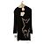 Abito Balmain Body Con nero a maniche lunghe con stelle in cristallo