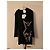 Abito Balmain Body Con nero a maniche lunghe con stelle in cristallo - vista 2